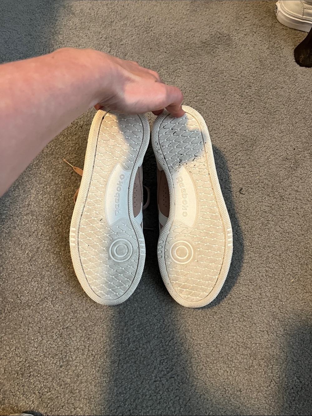Reebok Suede Low-Top Sneakers in Blush - Picture 4 of 7